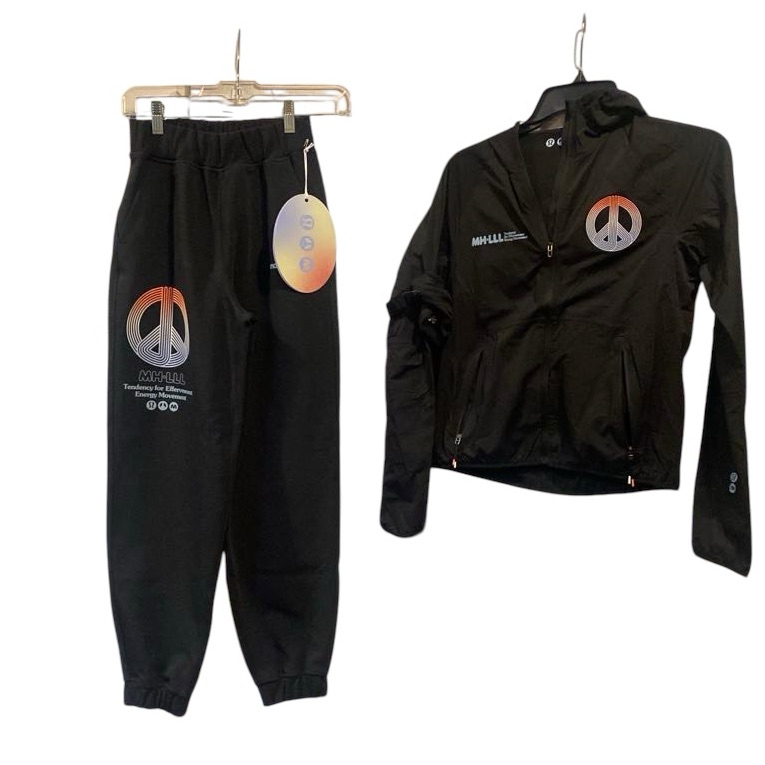 Nwt Lululemon Mad Happy Jacket And Joggers Set Black Size 0/2